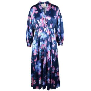 Forte Forte, Dames, Jurken, Veelkleurig, Maat: XS Zijde,