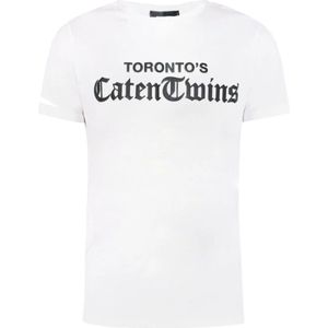 Dsquared2, Heren, Tops, Wit, Maat: S Katoen,