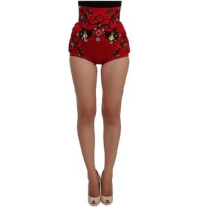Dolce & Gabbana - Enchanted Sicily - Korte Broeken - Rood - Zijde