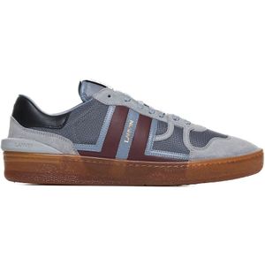 Lanvin Klei Leren Sneakers , Multicolor , Heren , Maat: 40 EU