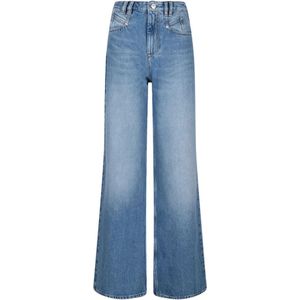 Isabel Marant, Dames, Jeans, Blauw, Maat: M Katoen,