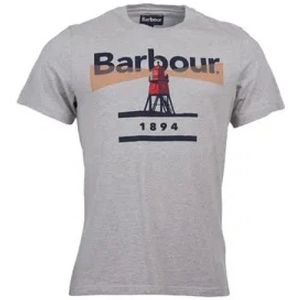 Barbour, Heren, Tops, Grijs, Maat: XL Katoen,