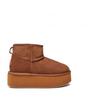 Emu Australia - Stinger Micro Flatform - Kuitlaarzen - Zwart - Suède