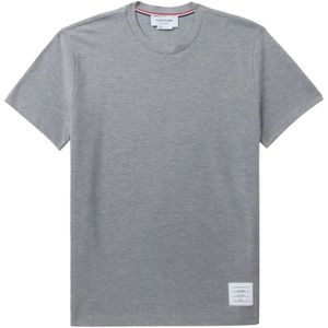 Thom Browne, Heren, Tops, Grijs, Maat: XL Katoen,