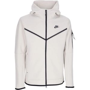 Nike, Heren, Jassen, Wit, Maat: XL Fleece,