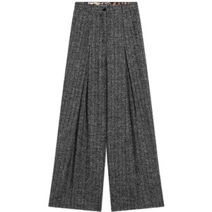 Dolce & Gabbana, Dames, Broeken, Grijs, Maat: XS