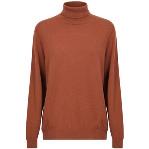 Zanone, Heren, Truien, Bruin, Maat: 2XL Wol,