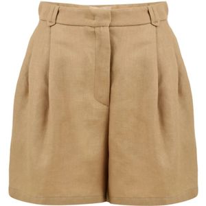 Drumohr, Dames, Korte broeken, Beige, Maat: 2XS