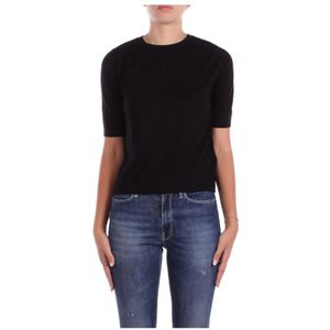 Max Mara, Dames, Truien, Zwart, Maat: S Katoen,