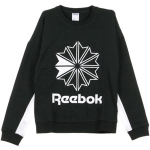 Reebok, Dames, Sweatshirts & Hoodies, Zwart, Maat: S Katoen,