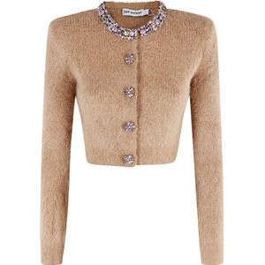 Self Portrait, Dames, Truien, Bruin, Maat: S