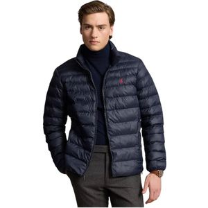 Polo Ralph Lauren, Heren, Jassen, Blauw, Maat: L Nylon,
