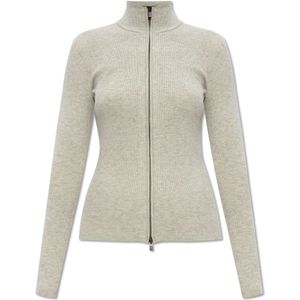 Fear Of God, Dames, Truien, Grijs, Maat: XS Leer,