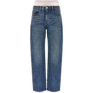 Alexander Wang, Dames, Jeans, Blauw, Maat: W24 Katoen,