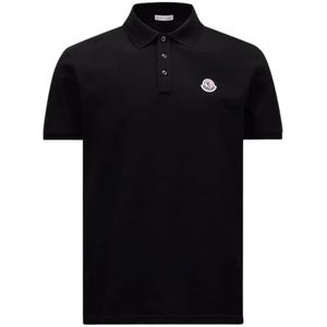 Moncler, Heren, Tops, Zwart, Maat: S Katoen,