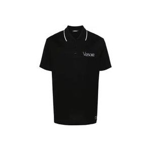 Versace Polo Hemden , Black , Heren , Maat: M