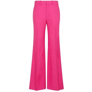 Chloé, Dames, Broeken, Roze, Maat: XS Zijde,