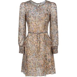 Patrizia Pepe, Dames, Jurken, Veelkleurig, Maat: XS Viscose,