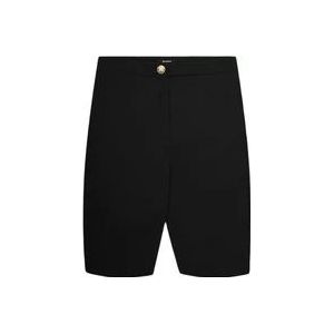 Balmain Zwarte fietser bermuda shorts , Black , Heren , Maat: 4XS