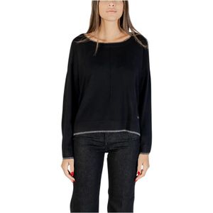 Liu Jo, Dames, Truien, Zwart, Maat: XS Viscose,