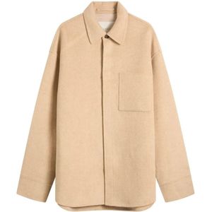 JW Anderson, Dames, Jassen, Beige, Maat: M Wol,