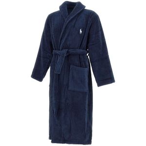 Polo Ralph Lauren - Katoenen Badstof Kamerjas - Marineblauw - Homewear