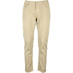Dondup, Heren, Jeans, Beige, Maat: W29 Katoen,