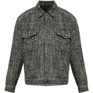 Isabel Marant, Heren, Jassen, Zwart, Maat: S Wol,