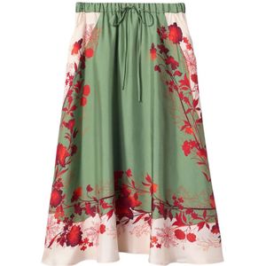 La DoubleJ, Dames, Rokken, Veelkleurig, Maat: L Zijde,