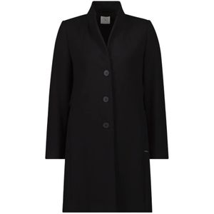 Betty & Co, Dames, Mantels, Zwart, Maat: 2XL Leer,