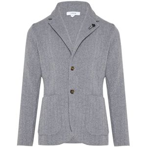 Lardini, Heren, Truien, Grijs, Maat: M Wol,