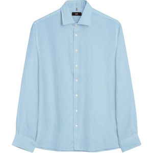 Cinque, Heren, Overhemden, Blauw, Maat: M Linnen,