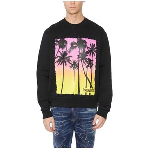 Dsquared2 Sweatshirts , Black , Heren , Maat: S