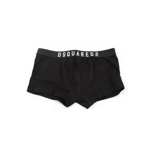 Dsquared2 Zwarte Boxer Ondergoed , Black , Heren , Maat: XL