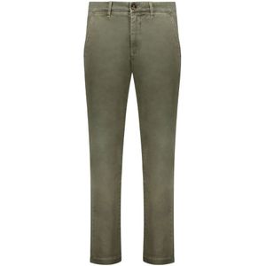 Moorer, Heren, Broeken, Groen, Maat: XL Katoen,