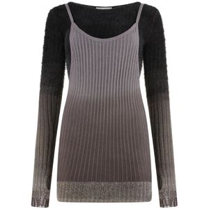 The Attico, Heren, Jurken, Bruin, Maat: S Wol,