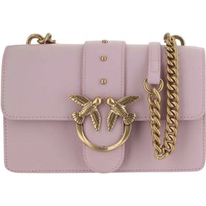 Pinko, Dames, Tassen, Paars, Maat: ONE Size Leer,