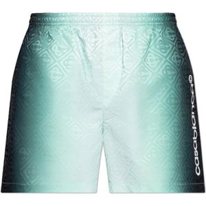 Casablanca, Heren, Badkleding, Groen, Maat: S