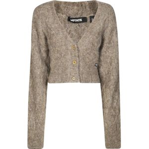 Rotate Birger Christensen, Dames, Truien, Beige, Maat: S Mohair,