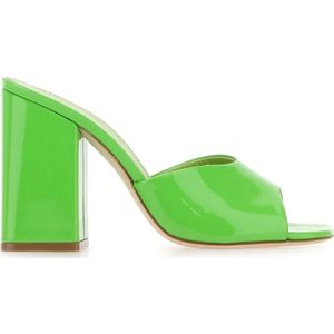 Paris Texas, Dames, Schoenen, Groen, Maat: 36 EU Leer,