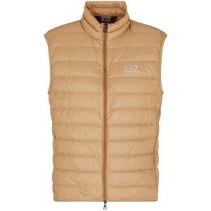Emporio Armani Ea7, Heren, Jassen, Bruin, Maat: L