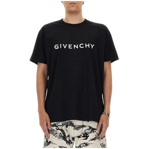 Givenchy, Heren, Tops, Zwart, Maat: S