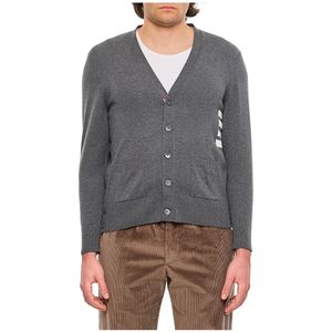 Thom Browne - Cardigan - Grijs - Katoen