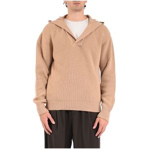 Laneus, Heren, Truien, Bruin, Maat: 2XL Wol,