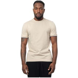 Hugo, Heren, Tops, Beige, Maat: 2XL Katoen,