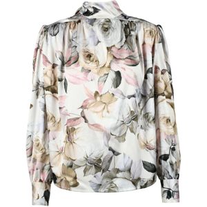 Nineminutes, Dames, Blouses & Shirts, Veelkleurig, Maat: XS Poliester,