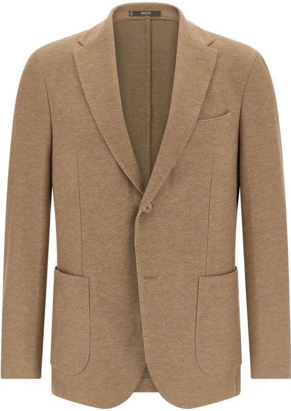 Boggi Milano, Heren, Jassen, Beige, Maat: M Jersey,