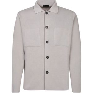 Dell'oglio, Heren, Jassen, Grijs, Maat: M Katoen,