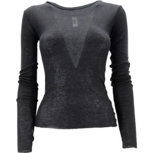 BomBoogie, Dames, Tops, Zwart, Maat: XL