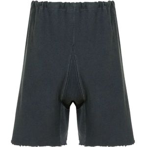 Maison Margiela, Heren, Korte broeken, Grijs, Maat: L Katoen,